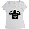 khabib nurmagomedov silouhette Women's Triblend Scoop T-shirt