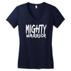 mighty warrior Women's V-Neck T-Shirt