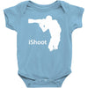 ishoot   camera photographer trained shooting funny gun photo gift tee Baby Bodysuit