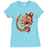 oh no not again Ladies Fitted T-Shirt