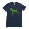 boxer leaf Ladies Fitted T-Shirt