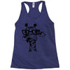 nerd giraffe Racerback Tank