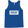 idgaf Dua Lipa Tank Top
