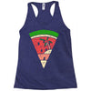 watermelon and beach Racerback Tank
