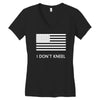 i don't kneel Women's V-Neck T-Shirt