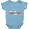 check liver light is on Baby Onesie