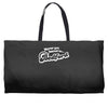 never get bored in bedford Weekender Totes