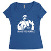 iron sheik wrestling iran funny Women's Triblend Scoop T-shirt