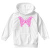 breast cancer butterfly Youth Hoodie
