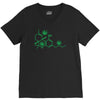 thc pot leaf molecule V-Neck Tee