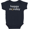 happy monday Baby Bodysuit