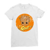 I am Groot Ladies Fitted T-Shirt