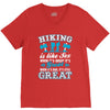 Hiking ıs Like Sex V-Neck Tee