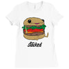 stacked Ladies Fitted T-Shirt