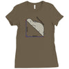 hypotenuse math humor Ladies Fitted T-Shirt
