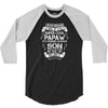 Super Cool Papaw Of A Freaking Awesome Son 3/4 Sleeve Shirt