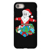 santa with piles of christmas iPhone 8