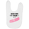 never mind the bulldogs Baby Bibs