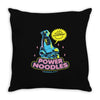 power noodles Throw Pillow