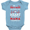 There's This Boy Who Stole My Heart He Calls Me Nana Baby Bodysuit