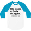 i like cooking 3/4 Sleeve Shirt