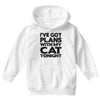 plans with my cats tonight Youth Hoodie
