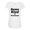 Some King Of Wonderful Maternity Scoop Neck T-shirt