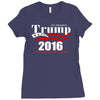 trump for president election 2016 Ladies Fitted T-Shirt