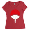 uchiha clan symbol Women's Triblend Scoop T-shirt