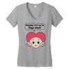 Mommy, Let's Go to Yoga Class! Women's V-Neck T-Shirt