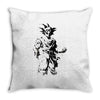saiyan sun Throw Pillow