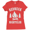 redneck nightclub Ladies Fitted T-Shirt