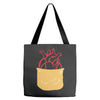 Heart Pocket Tote Bags