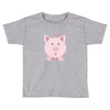 cute surprised pig pig Toddler T-shirt