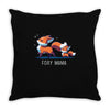 foxy mama Throw Pillow