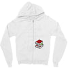 she reads books to live book lover Zipper Hoodie