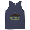 mustache pinch Tank Top