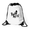 rad racing Drawstring Bags