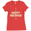 happy festivus Ladies Fitted T-Shirt