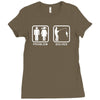 fishing   problem solved mens funny Ladies Fitted T-Shirt