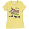 hard corg Ladies Fitted T-Shirt
