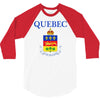 quebec coat of arms canada 3/4 Sleeve Shirt