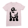 r2 d2 on endor Ladies Fitted T-Shirt