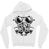 gas mask Zipper Hoodie
