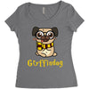 gryffindog pug Women's Triblend Scoop T-shirt