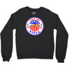 vote for pizza president democrat Crewneck Sweatshirt