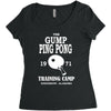 forrest gump   ping pong camp   cult film Women's Triblend Scoop T-shirt