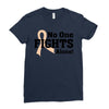 No One Fights Alone Ladies Fitted T-Shirt