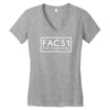 fac51 Women's V-Neck T-Shirt