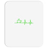 morning coffee heatbeat ekg Mousepad